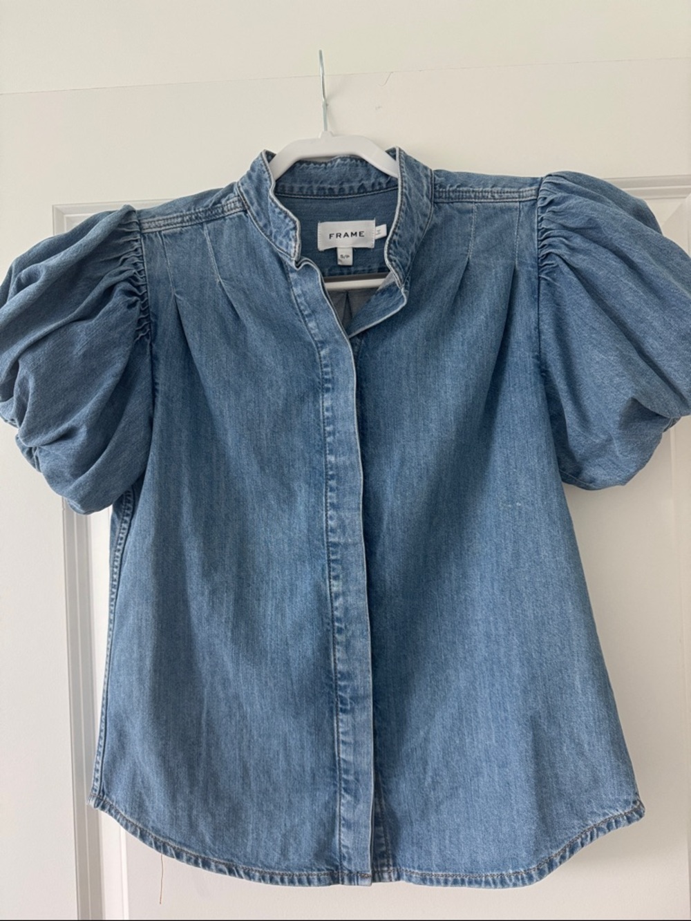 Frame Denim Light Blue Denim Shirt